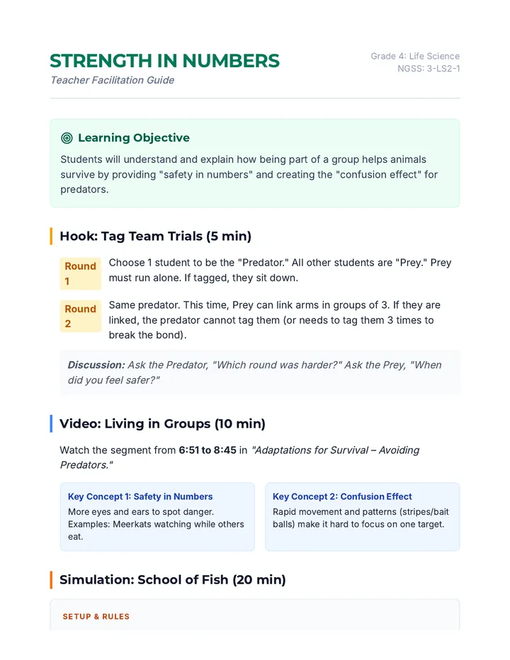 Strength in Numbers Facilitation Guide