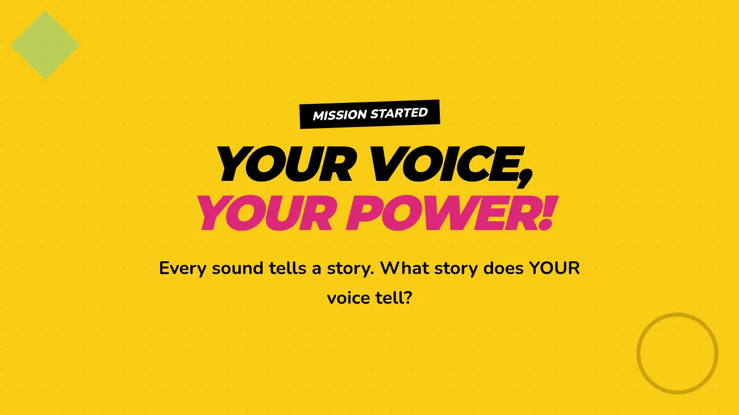 Your Voice Your Power Slides