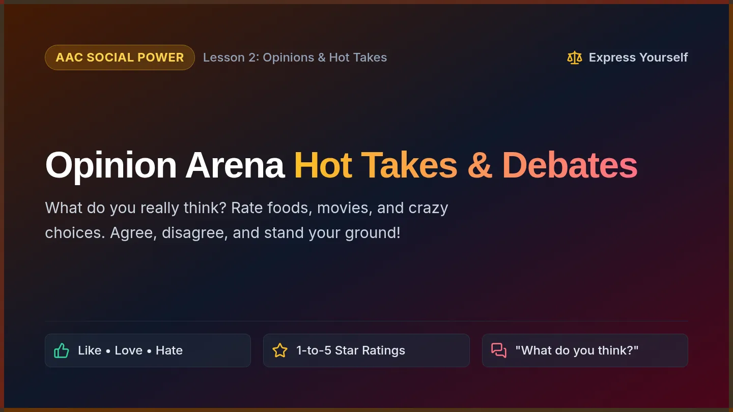 Opinion Showdown Slides