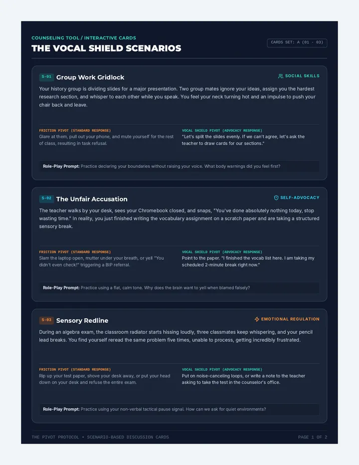Pivot Scenario Cards Document