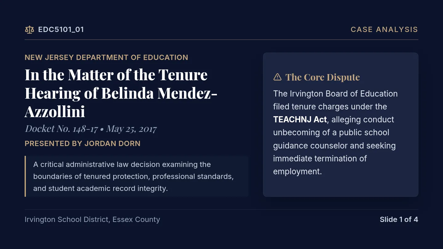 Mendez Azzollini Case Slides