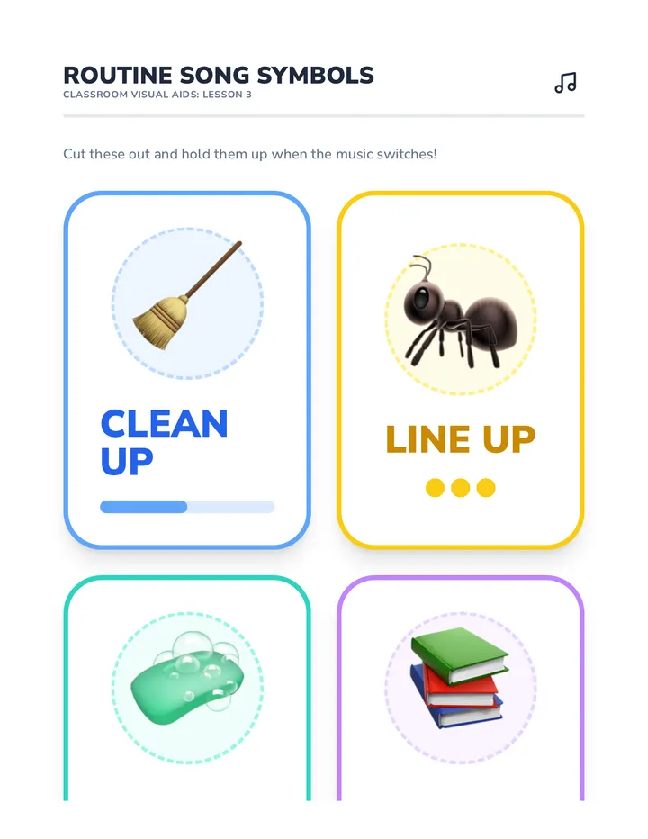Song Symbol Cards