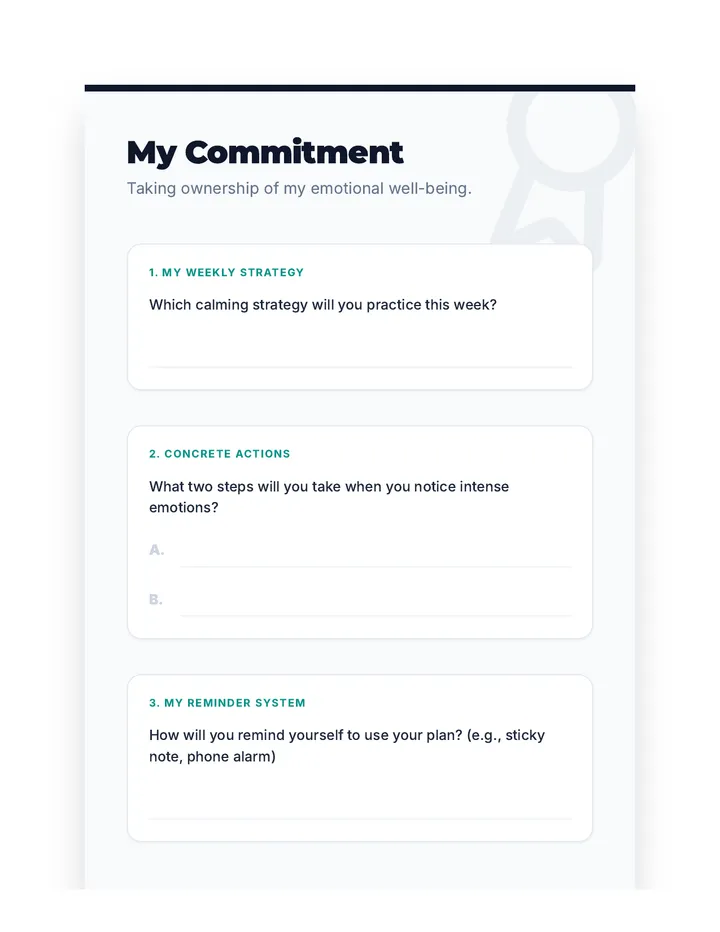 Action Plan Commitment