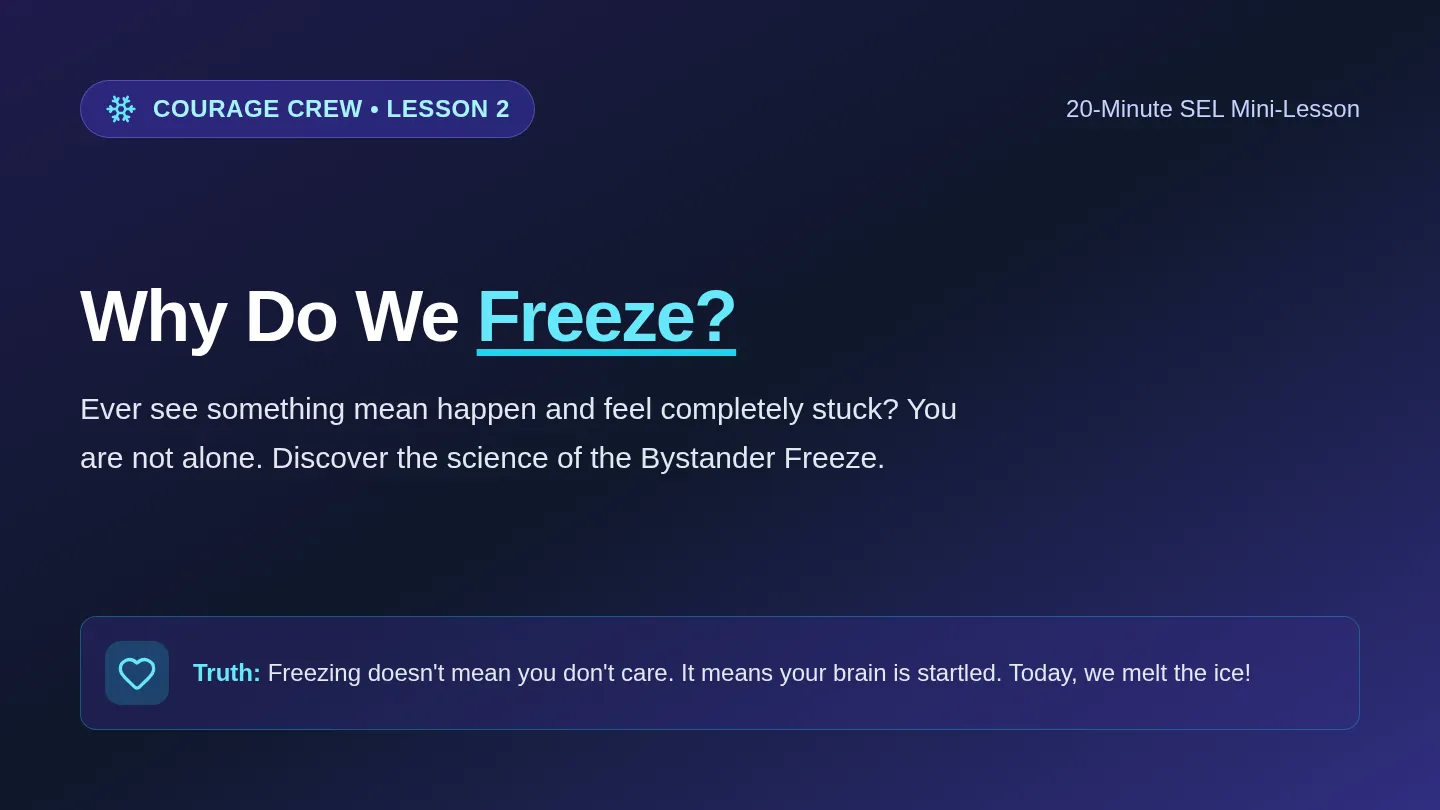 Bystander Freeze Slides