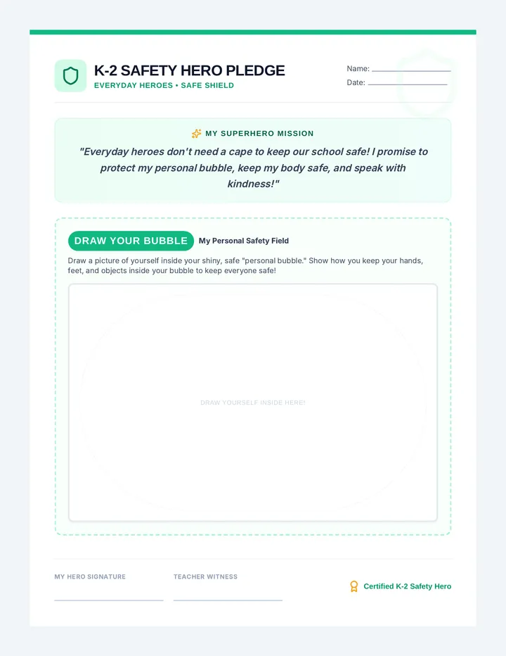 K2 Safety Hero Pledge Document