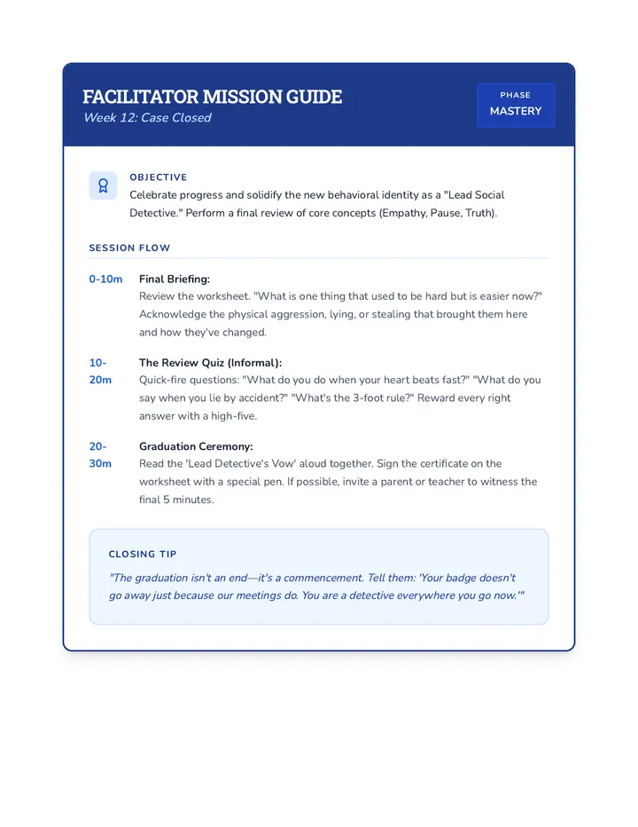 Facilitator Guide Wk12