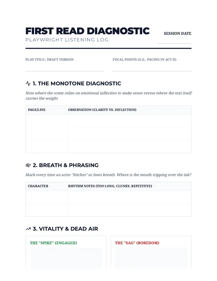 Listener Log Worksheet