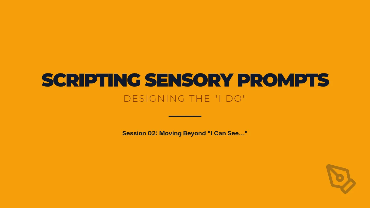 Scripting Sensory Slides