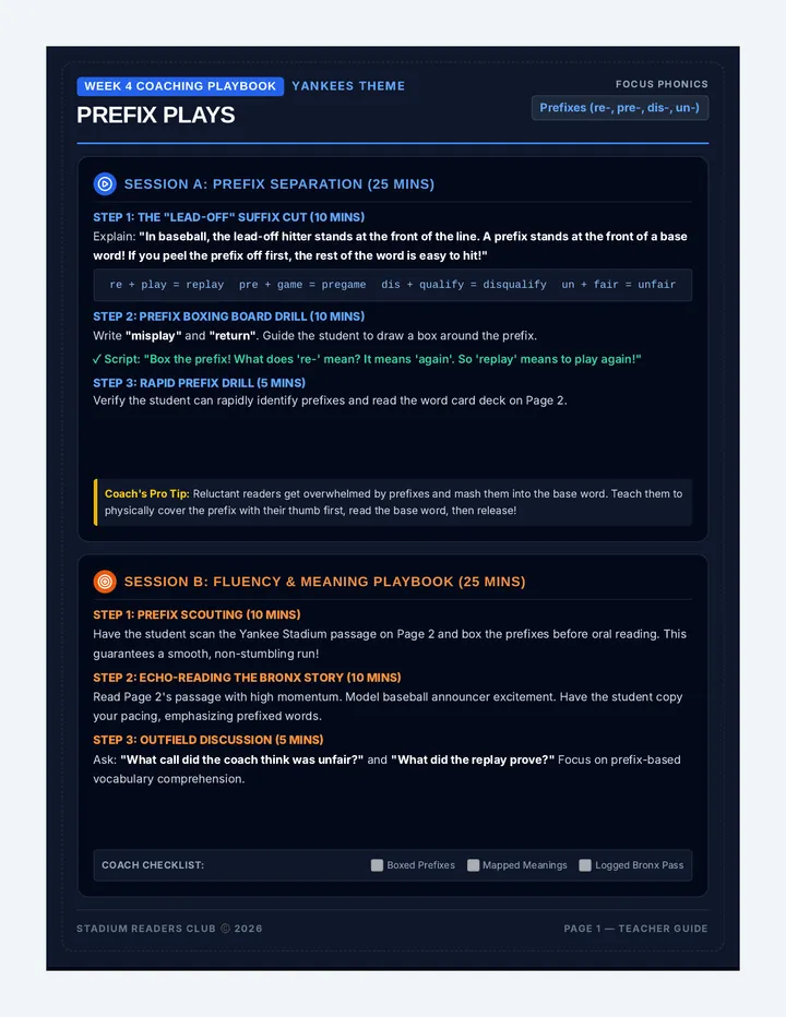 Week 4 Coaching Guide