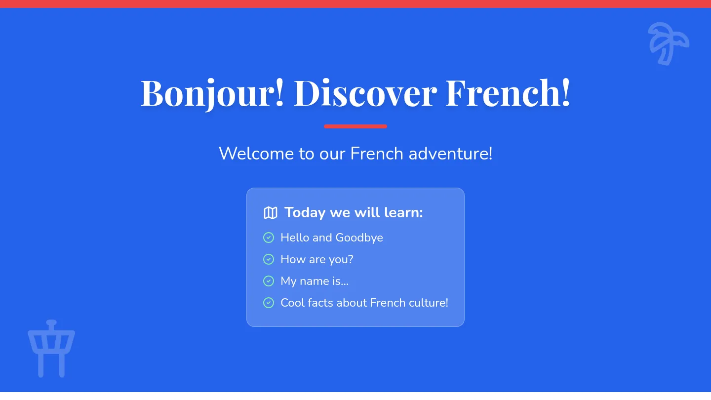 French Fun Slides