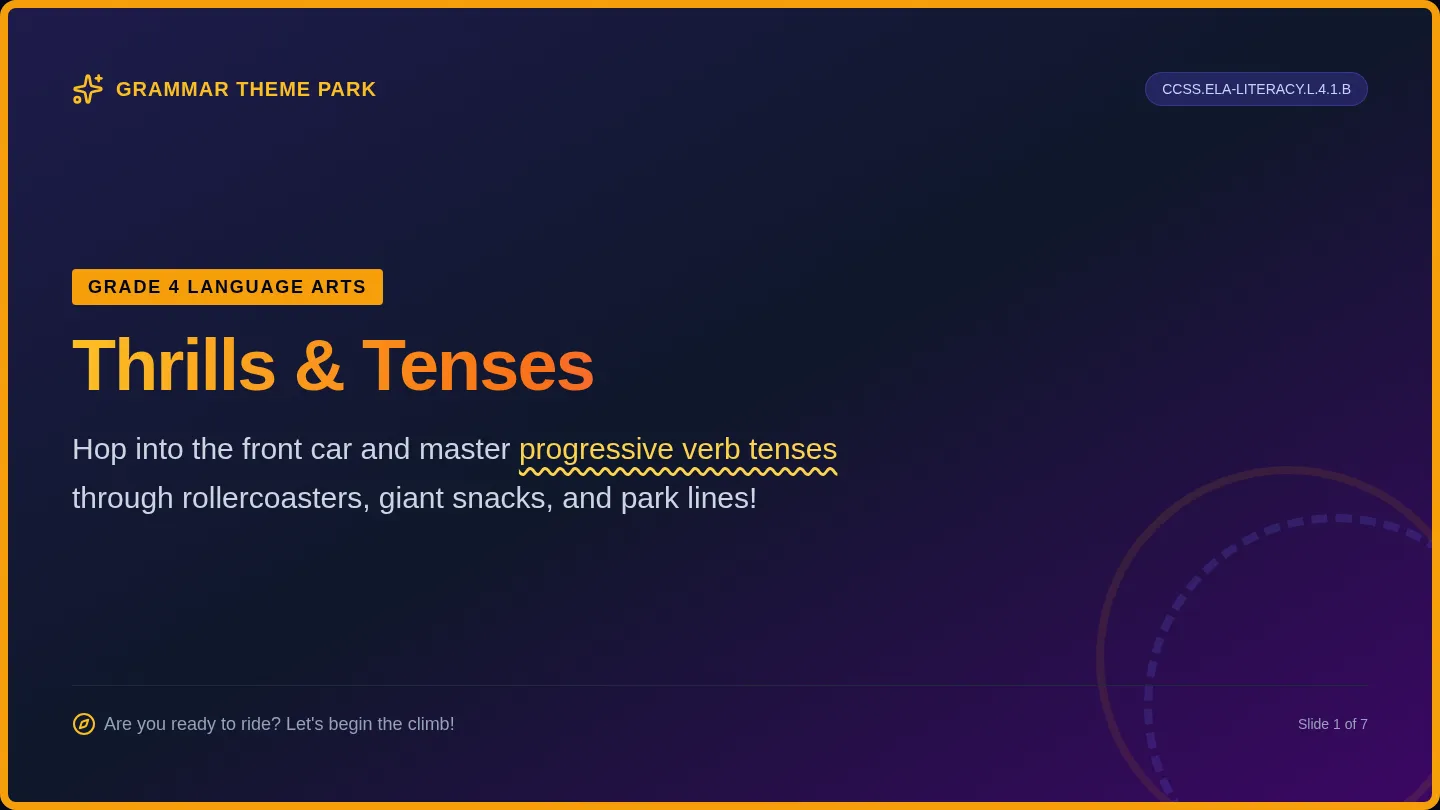 Thrills Tenses Slides