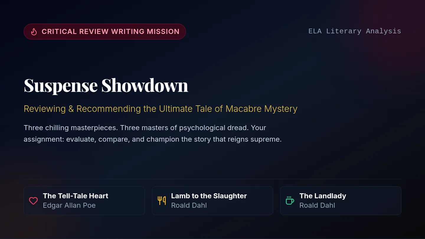Suspense Showdown Slides