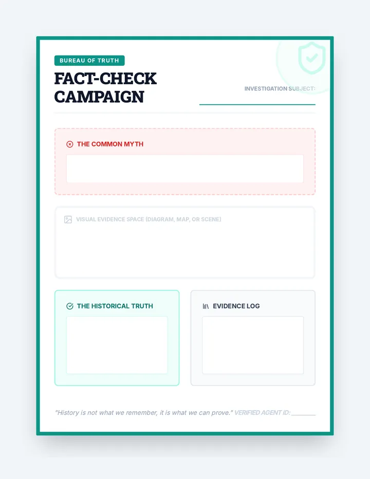 Truth Campaign Poster Template