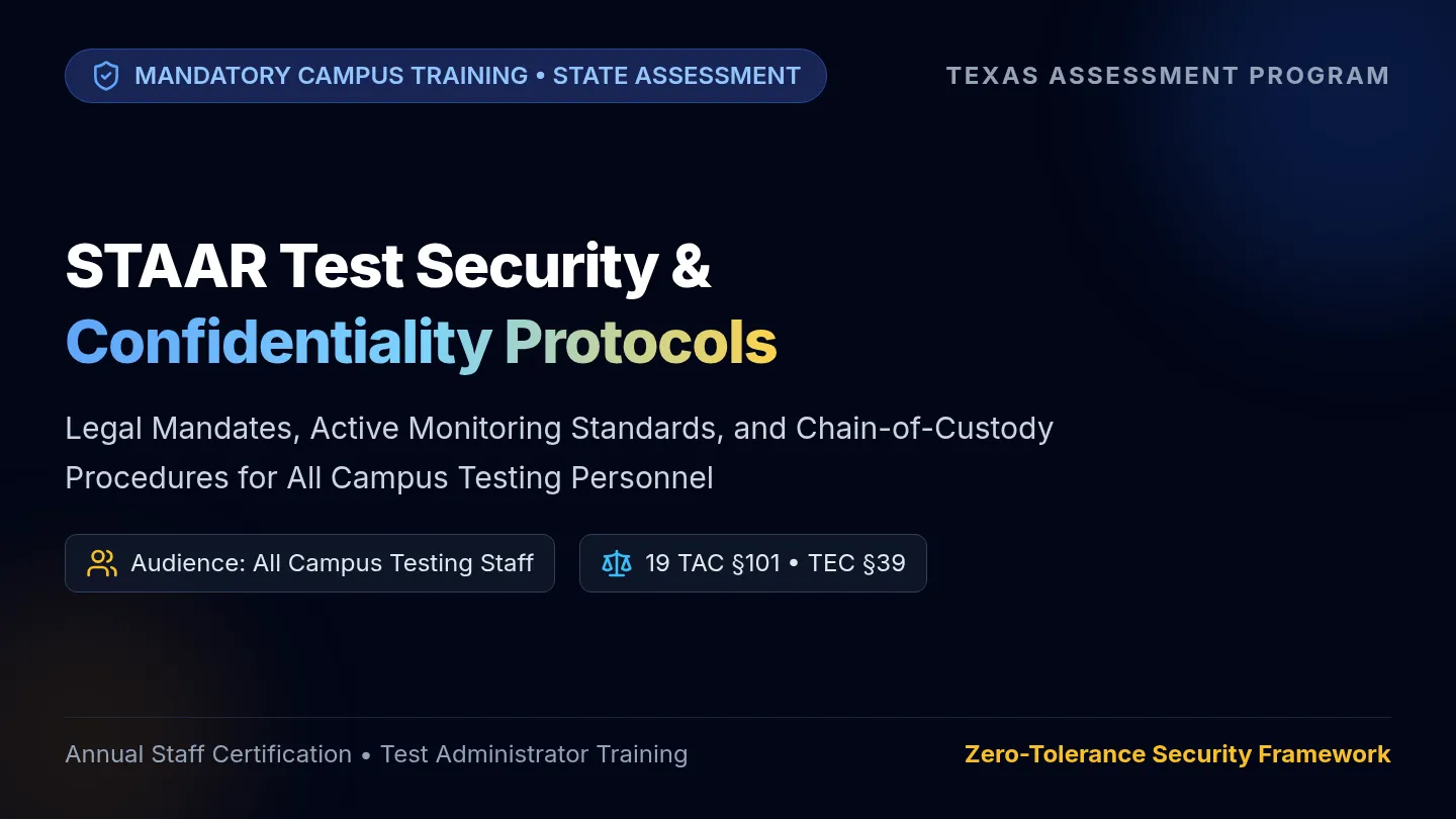 STAAR Security Slides