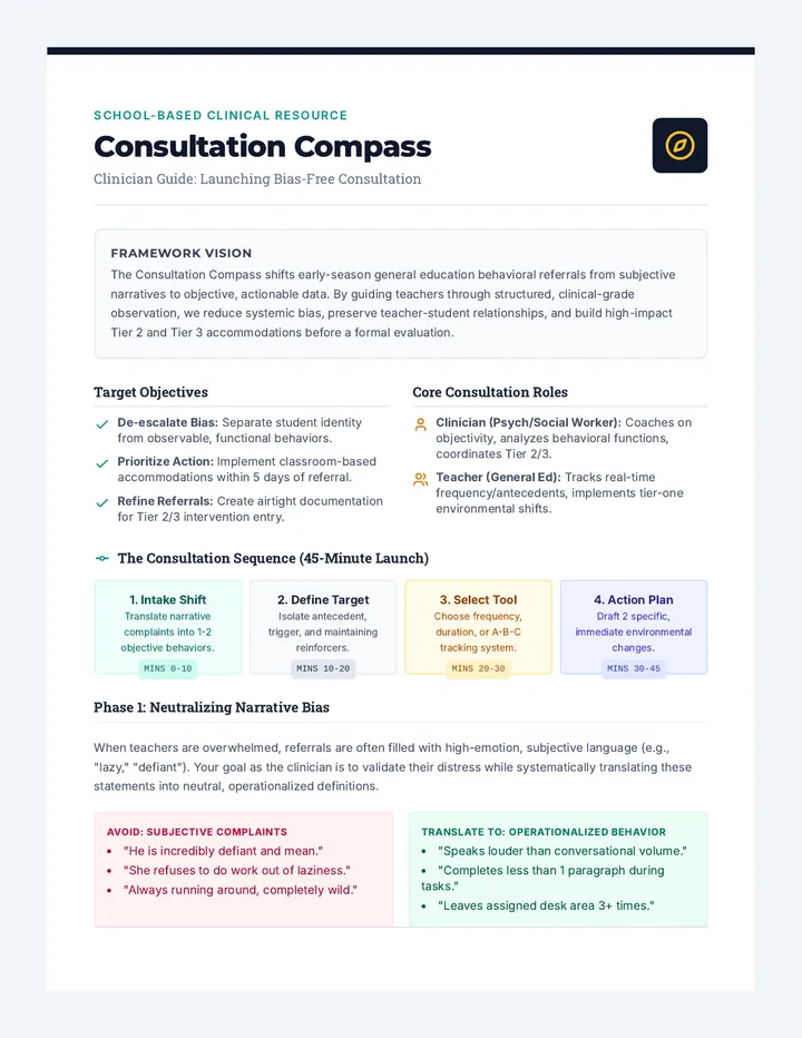 Consultation Compass Plan