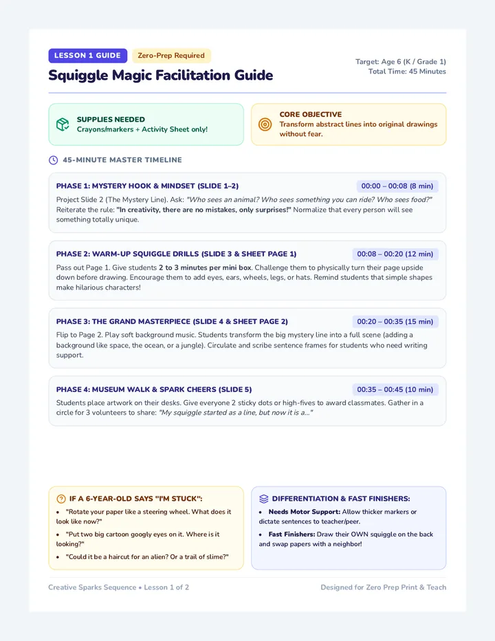Squiggle Magic Teacher Guide