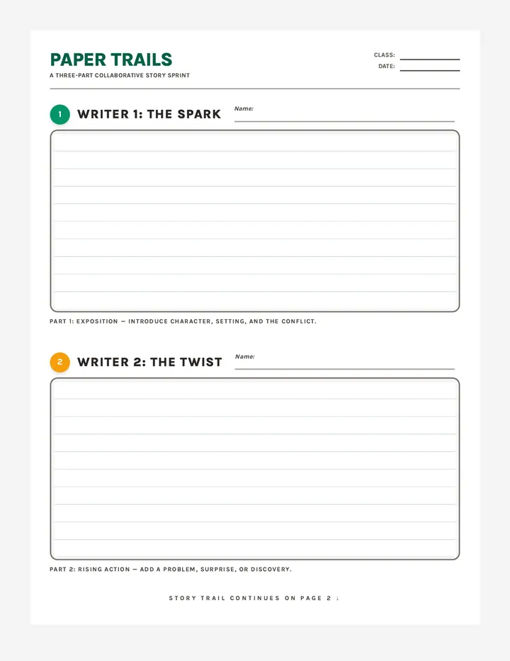 Paper Trails Worksheet
