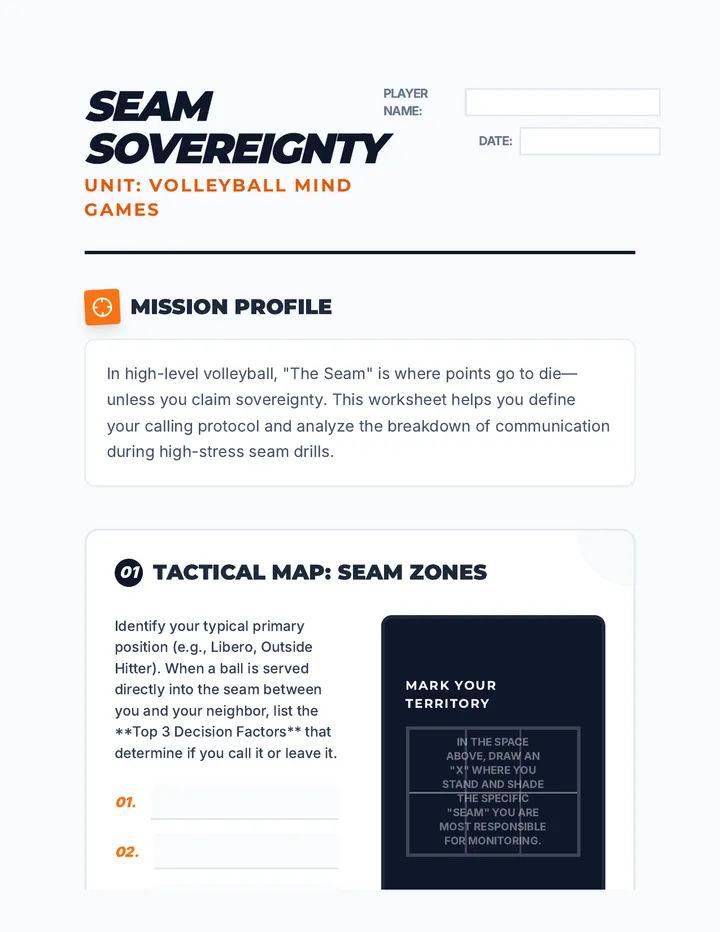 Seam Sovereignty Worksheet