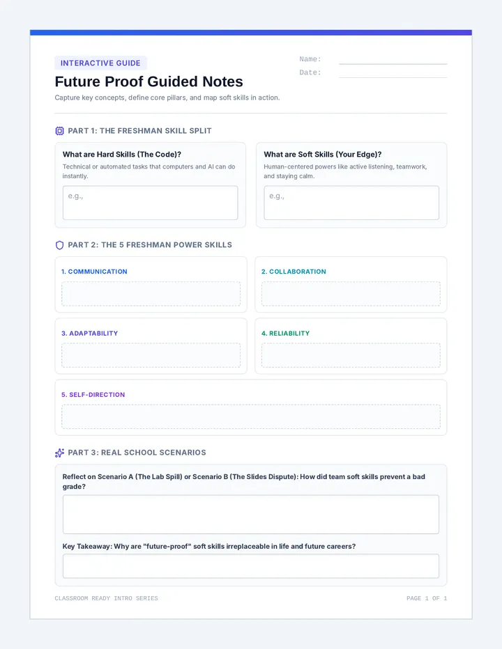 Future Proof Guided Notes