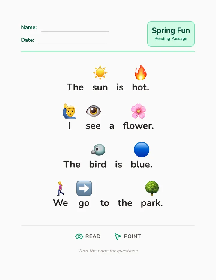 Spring Fun Passage