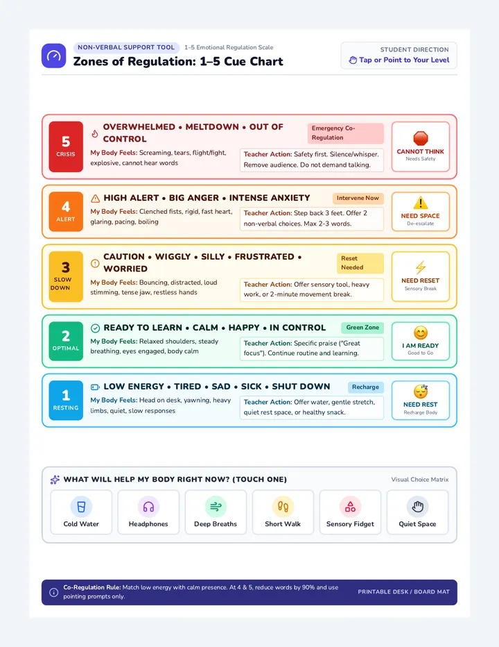Regulation Ladder Cue Cards