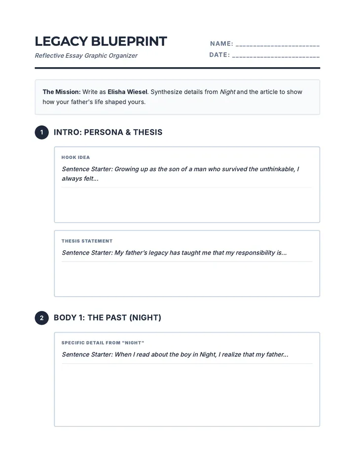 Legacy Blueprint Organizer
