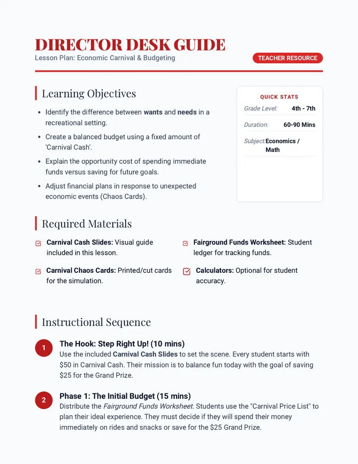 Director Desk Guide