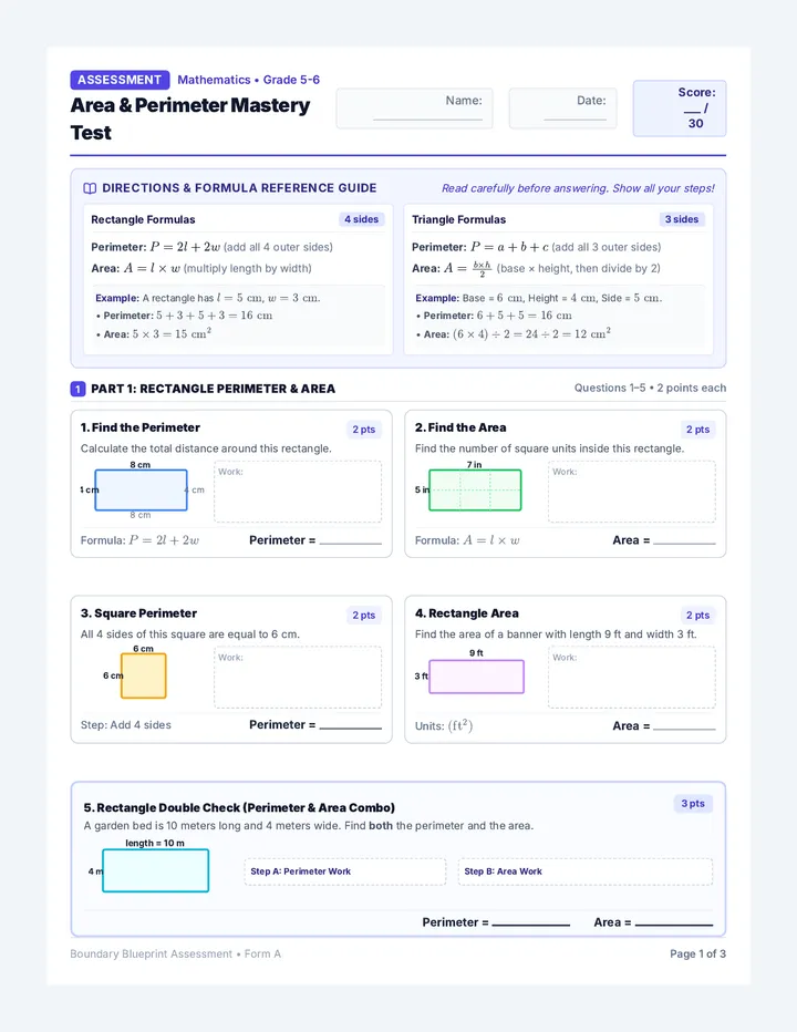 Shape Masters Test