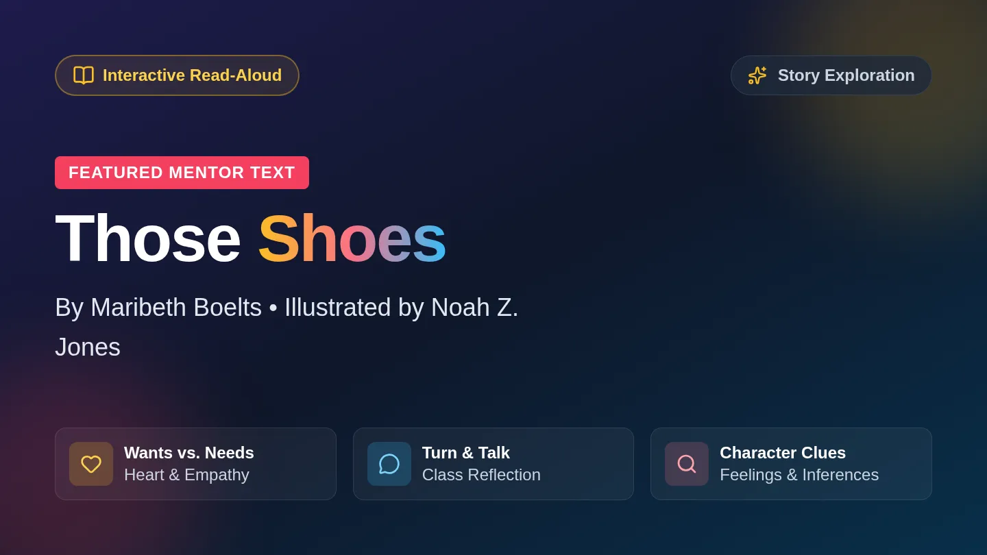 Those Shoes Discussion Slides