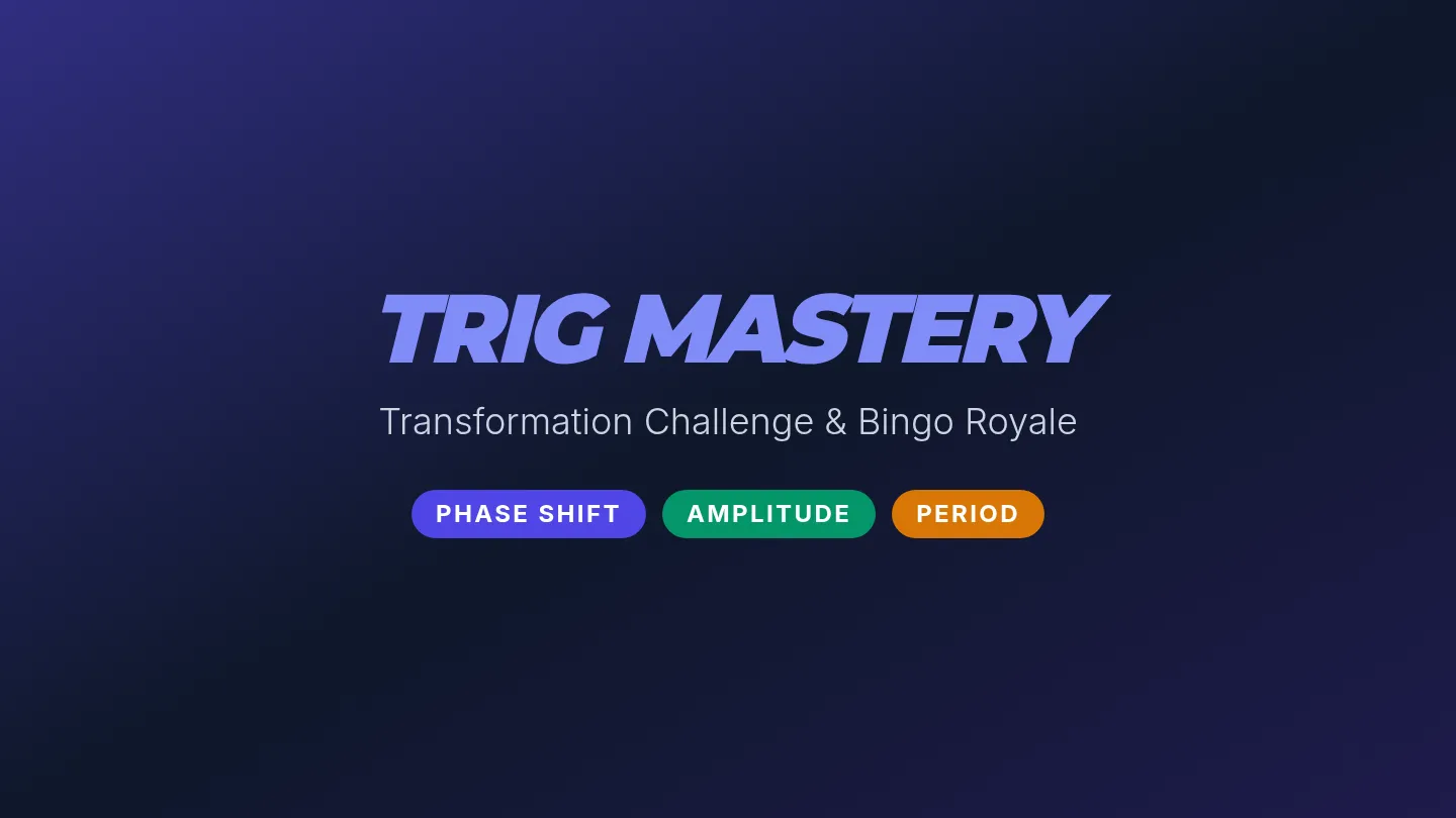 Trig Mastery Slides