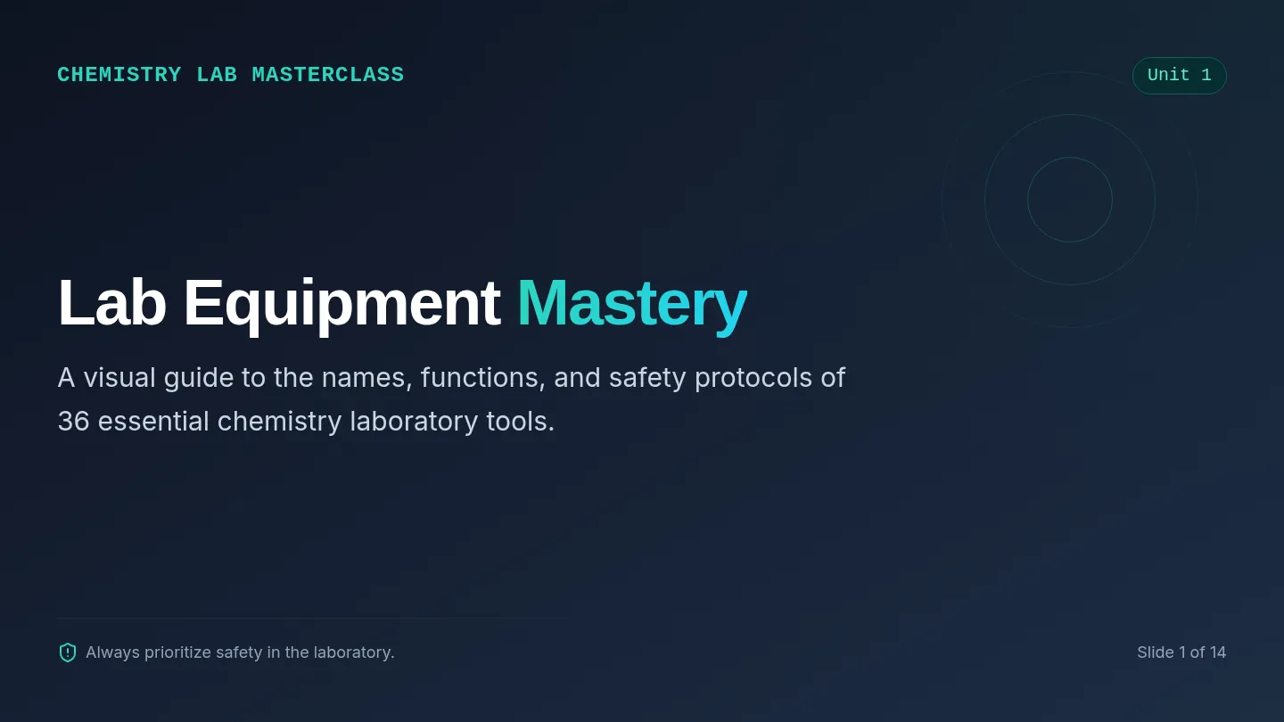 Equipment Lecture Slides
