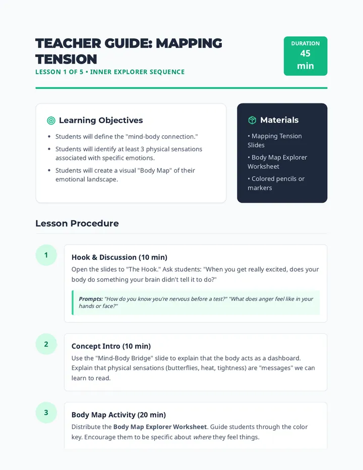 Mapping Tension Teacher Guide