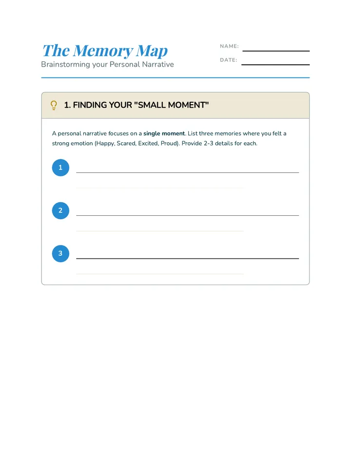 Memory Map Worksheet