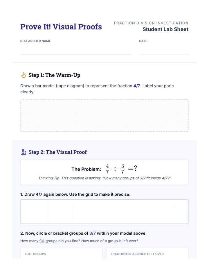 Prove It Worksheet