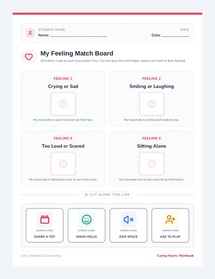 Feeling Match Board