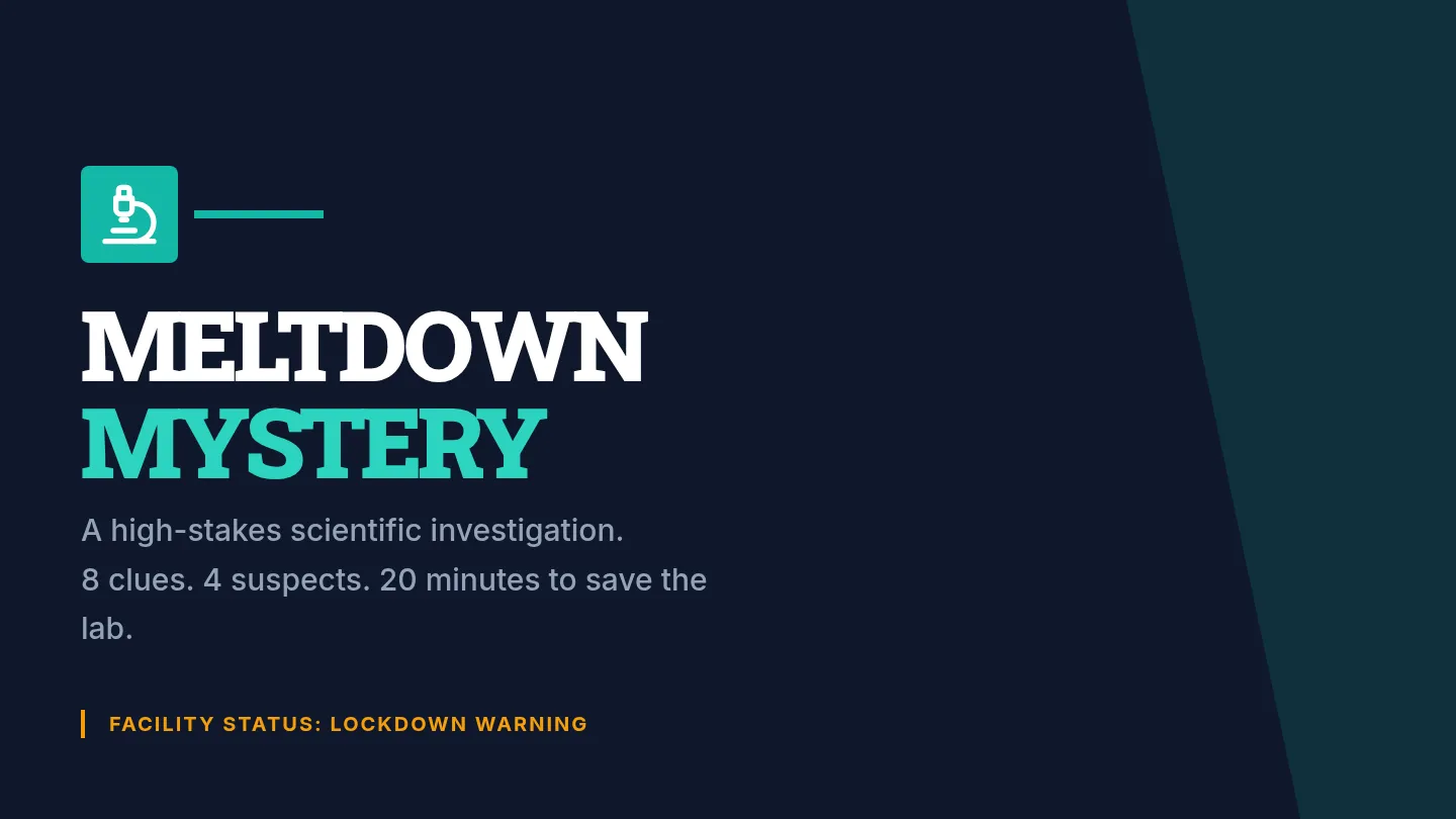 Mystery Intro Slides