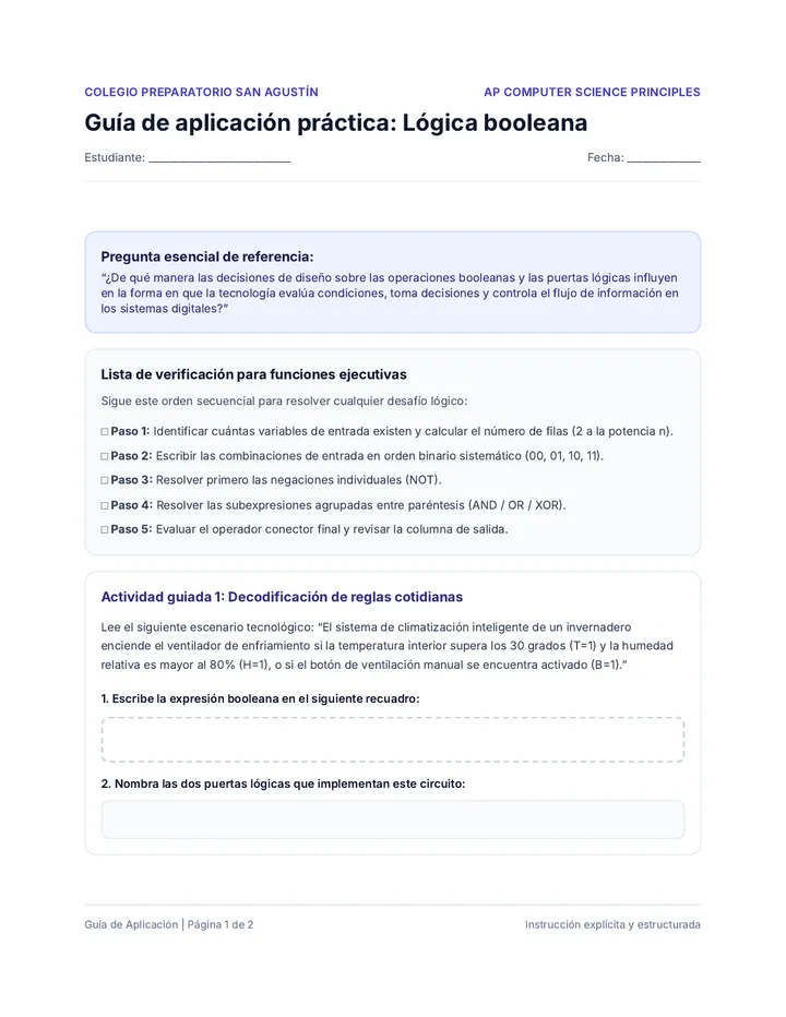Guia de Aplicacion Estudiantil