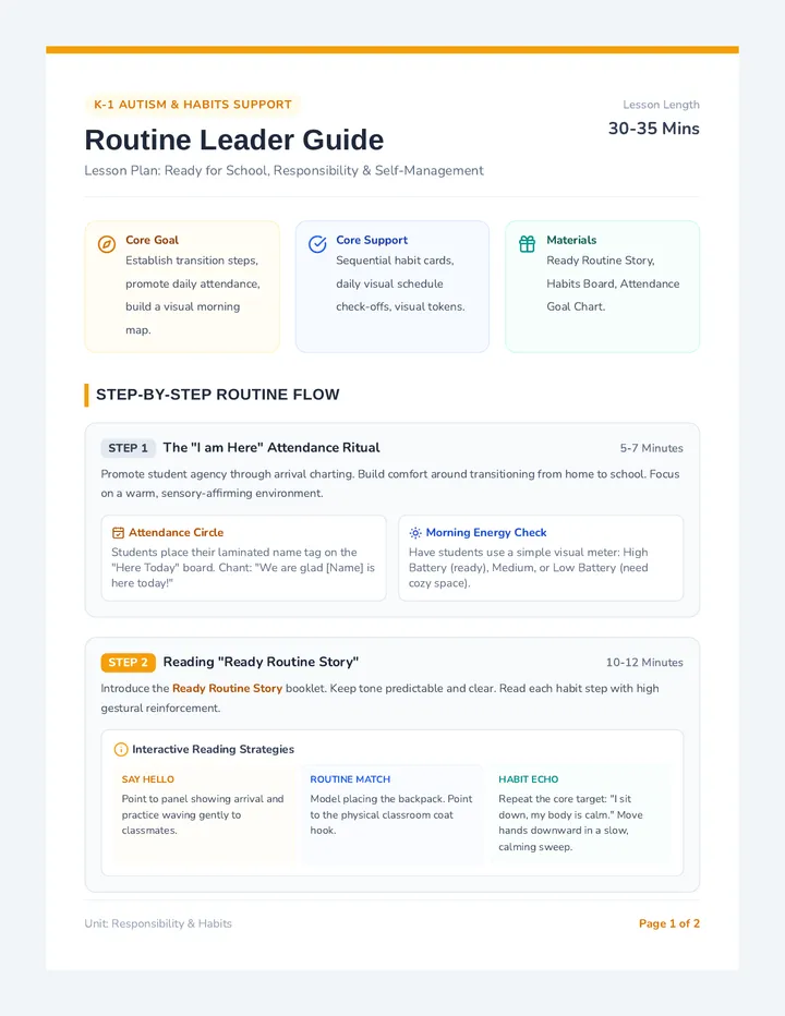 Routine Leader Guide
