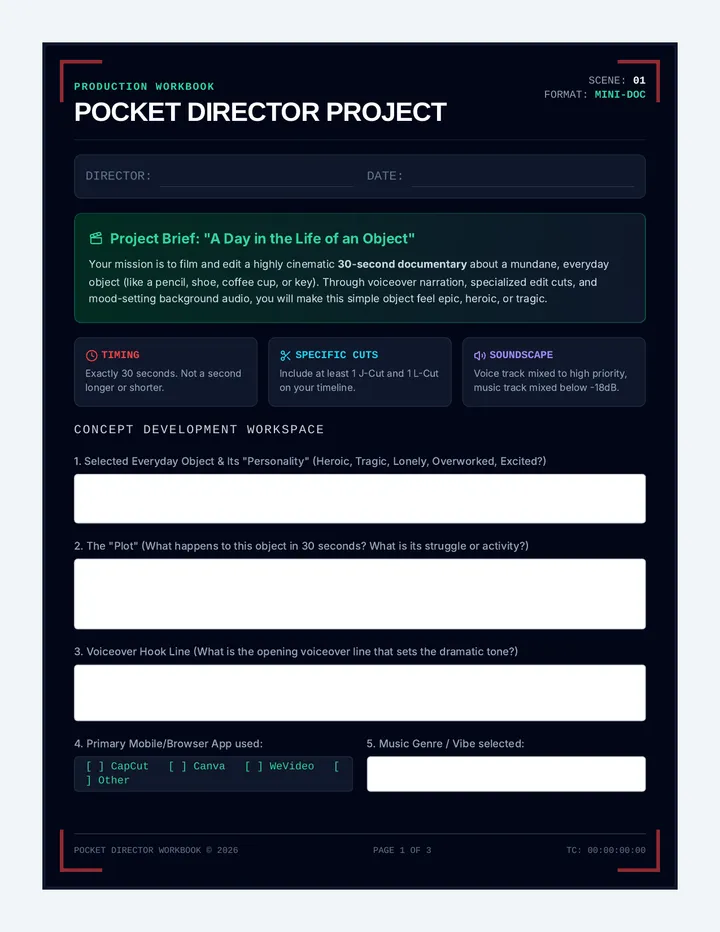 Pocket Director Project Guide
