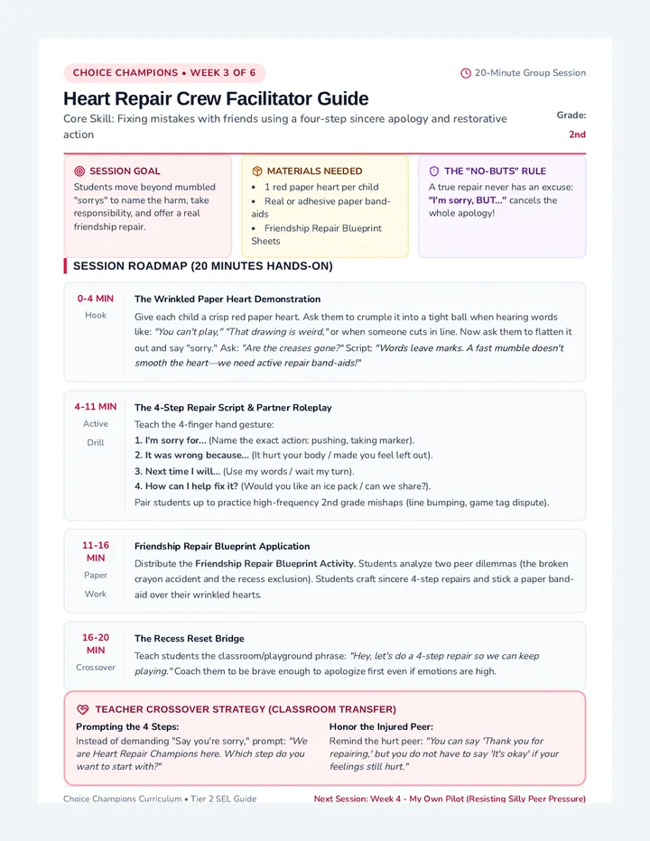 Heart Repair Crew Facilitator Guide