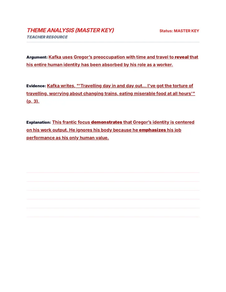Theme Analysis Master Key V1