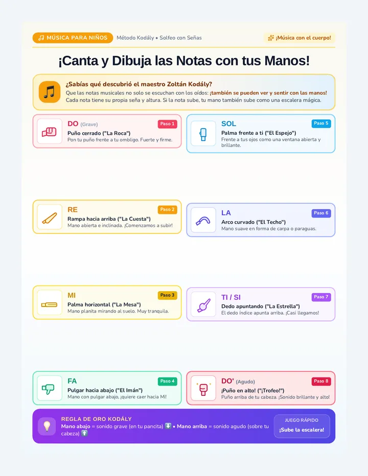 Signos Kodály Guía Visual