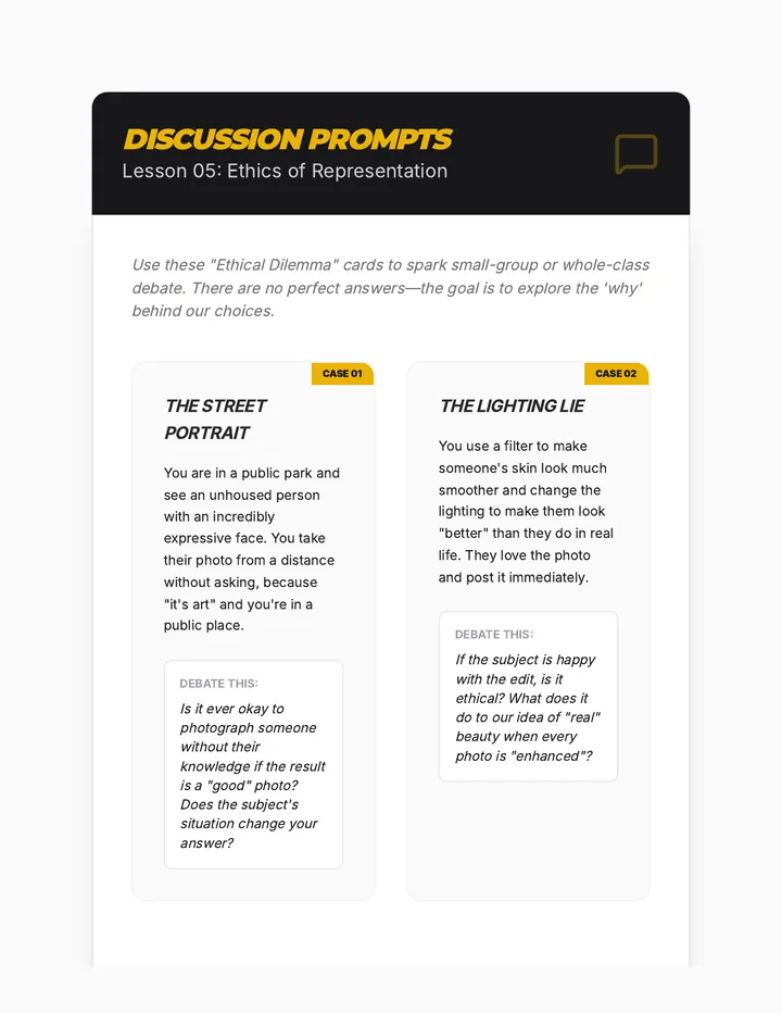 Ethical Dilemma Discussion Guide