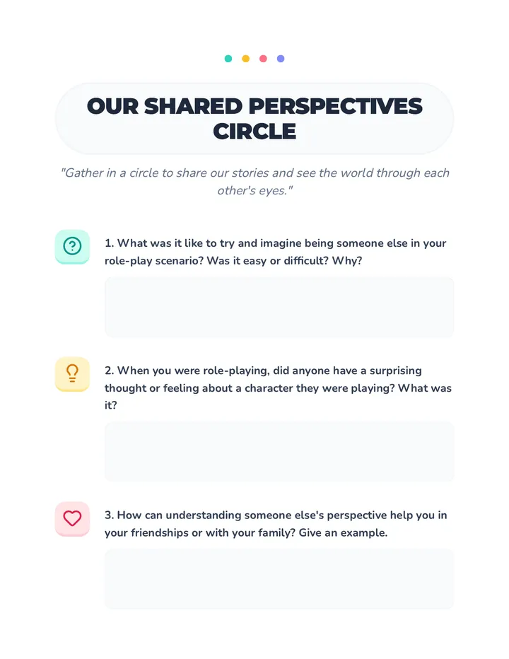 Shared Perspectives Circle Discussion Guide
