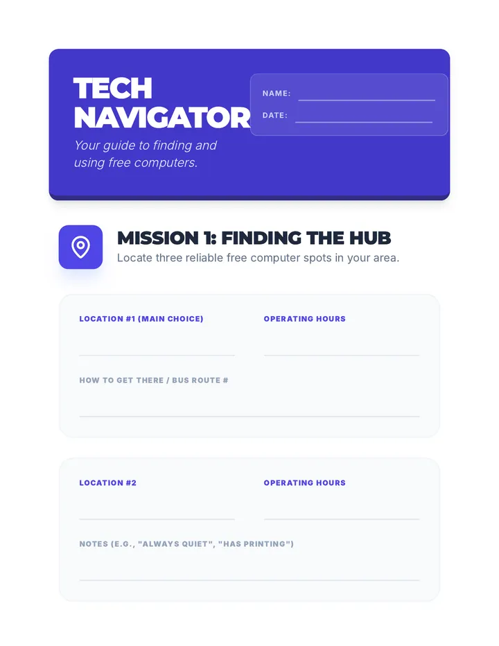 Tech Navigator Worksheet Expanded
