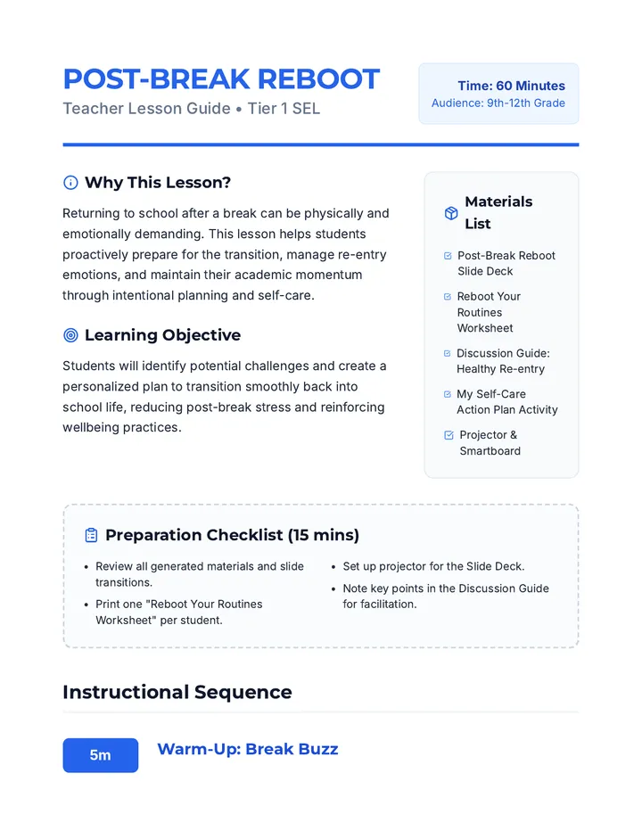 Reboot Toolkit Teacher Guide