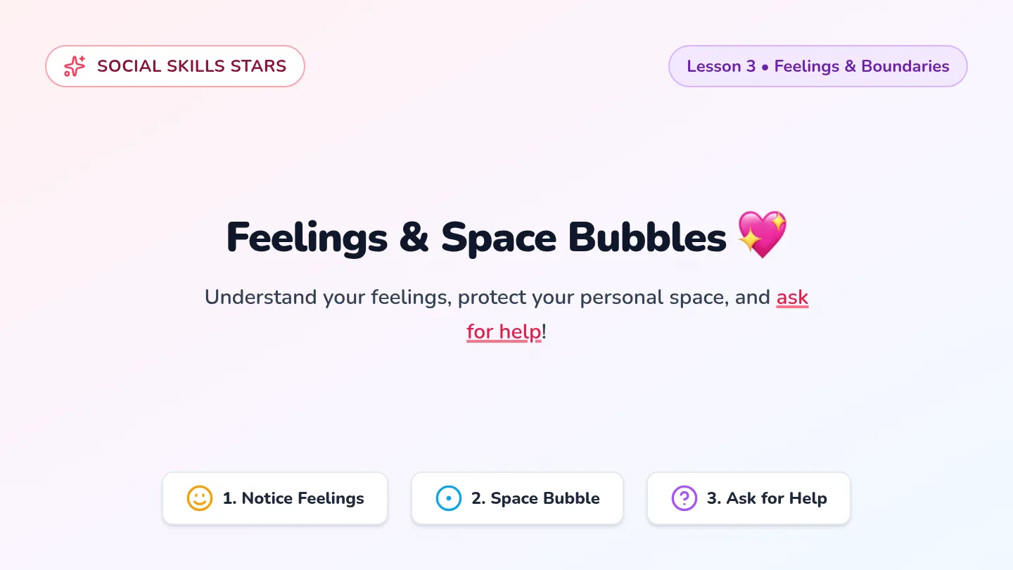 Feelings and Space Slides