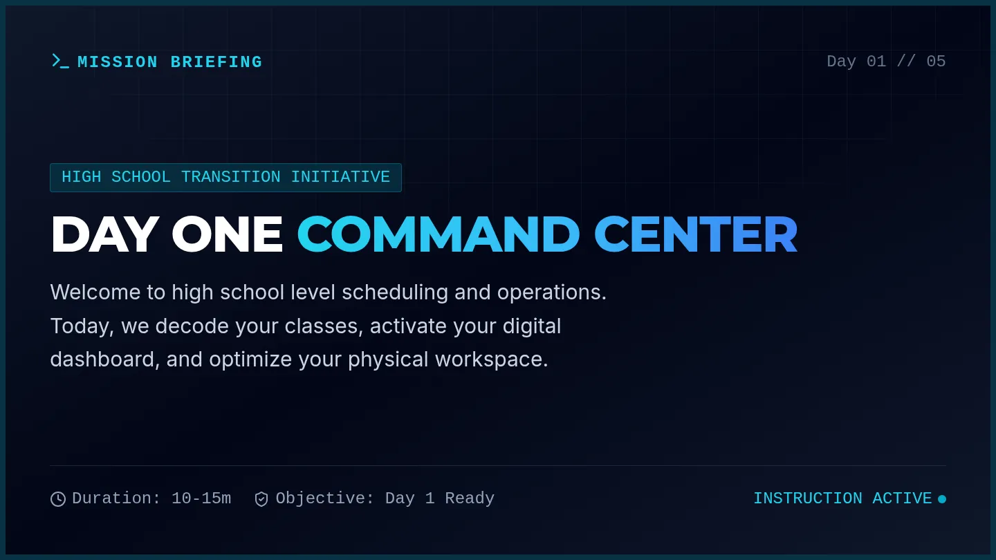 Day One Command Center Slides