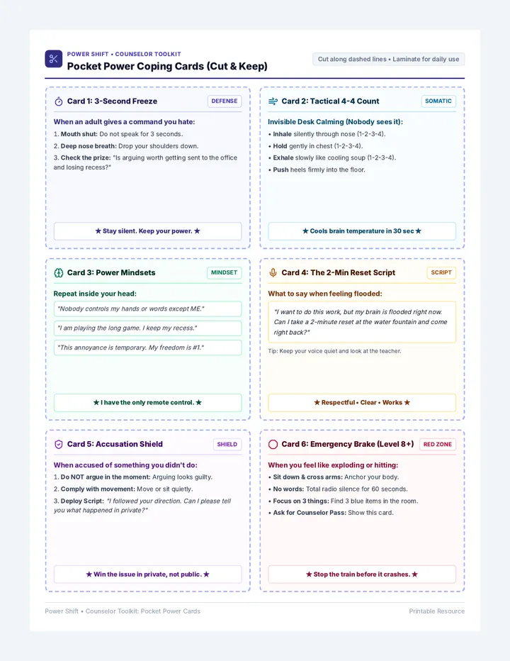 Pocket Power Coping Cards
