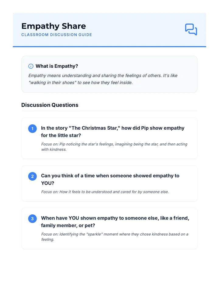 Empathy Share Discussion Guide